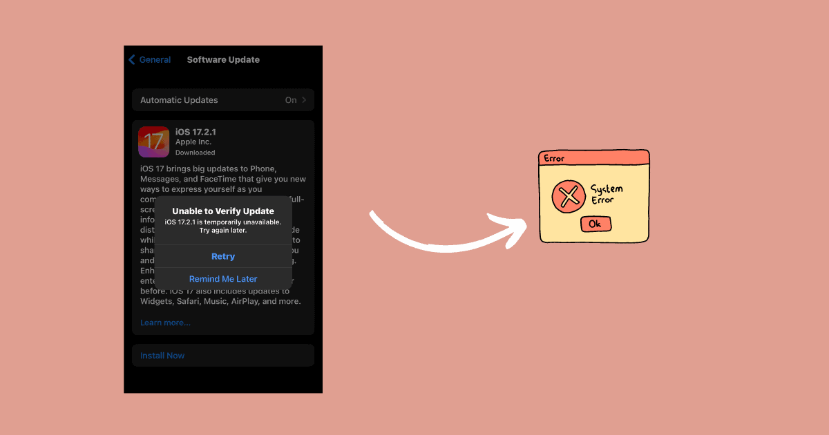 Fix “Unable To Verify Update” When Updating to iOS 17/17.7