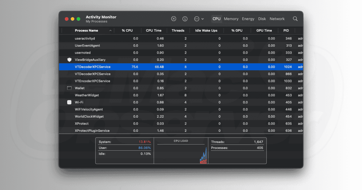 What Is VTDecoderXPCService on Mac & How To Fix High CPU Usage