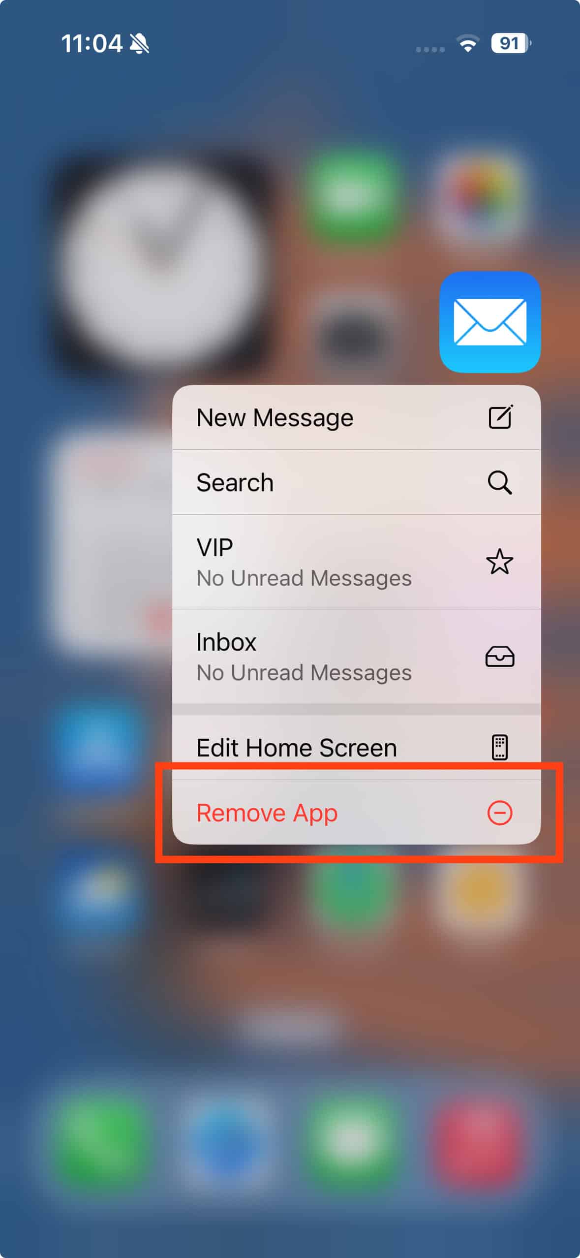 remove app