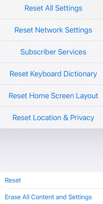 reset all of your ipad settings