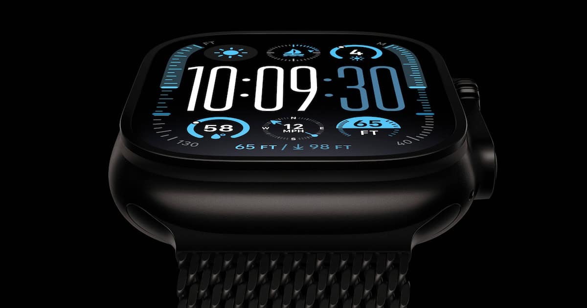 Apple Unveiled the Black Titanium Apple Watch Ultra 2 With Dual-Frequency GPS