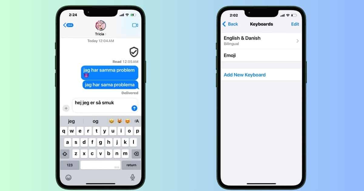 How To Use a Bilingual Keyboard iOS 18