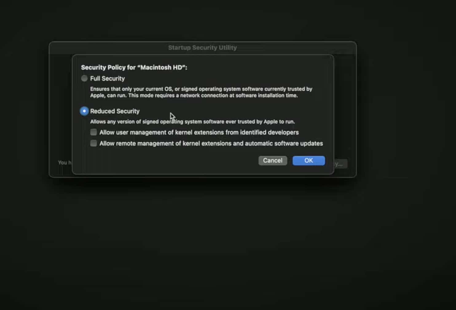 Security Permissions for Apps on Mac