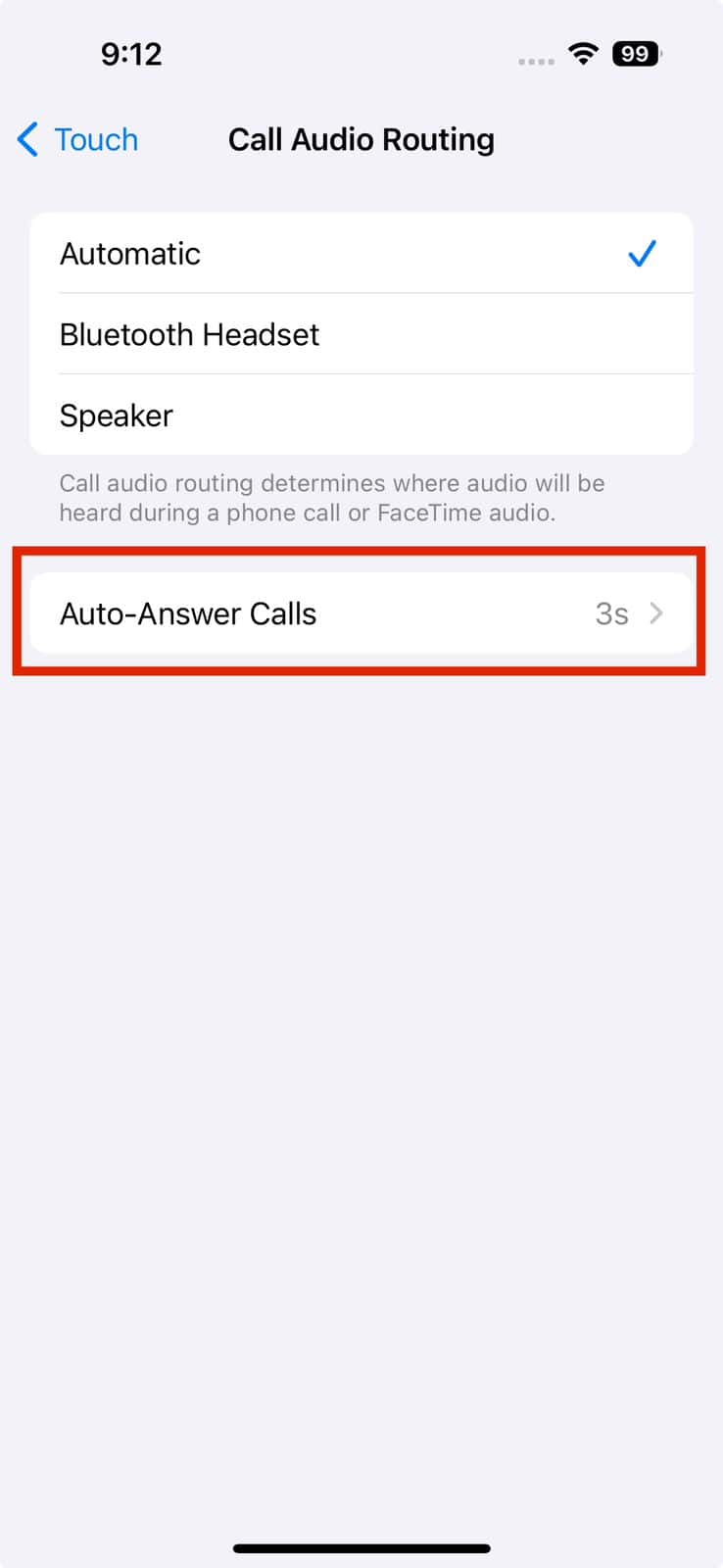 auto answer calls