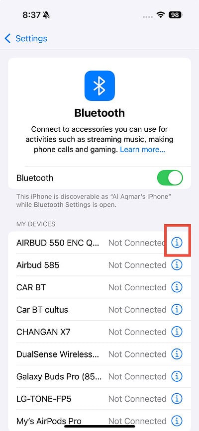 bluetooth i icon