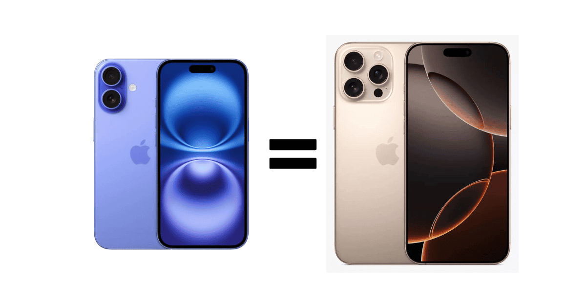 iPhone 16 Base Variant Matches iPhone 16 Pro Max in RAM