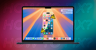 iPhone Mirroring Not Working macos sequoia