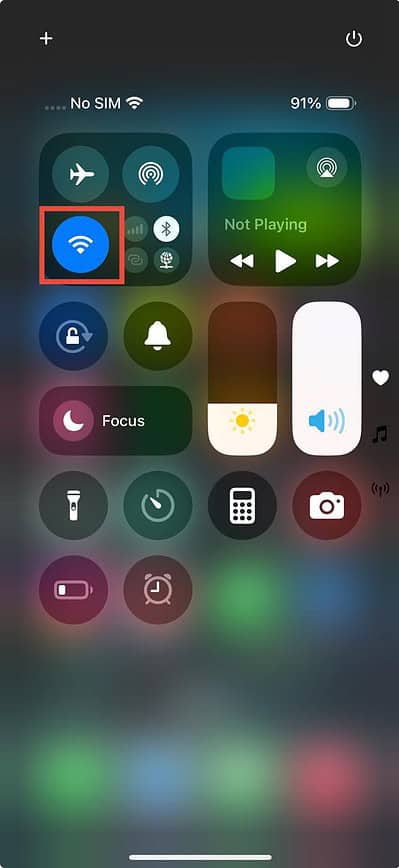 wifi control center