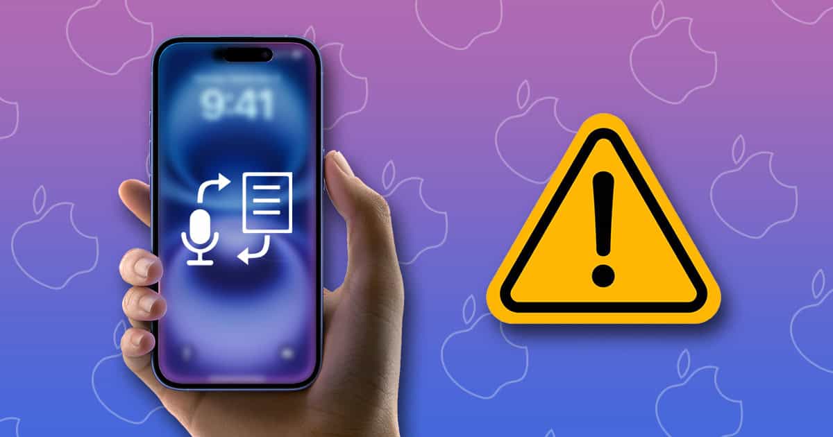 Dictation Not Working on iOS 18? Try These Fixes