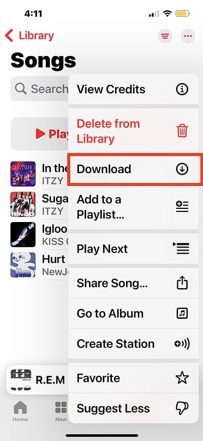 Download Songs on Music