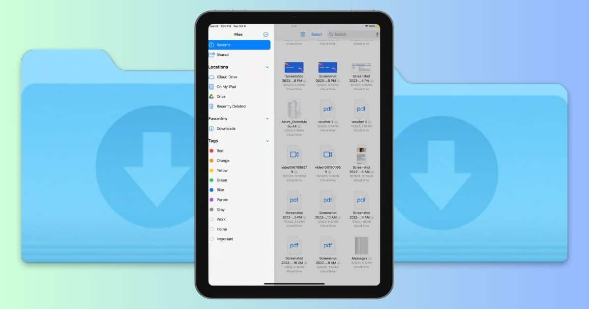 How To Find Missing Files in the iPad Files App