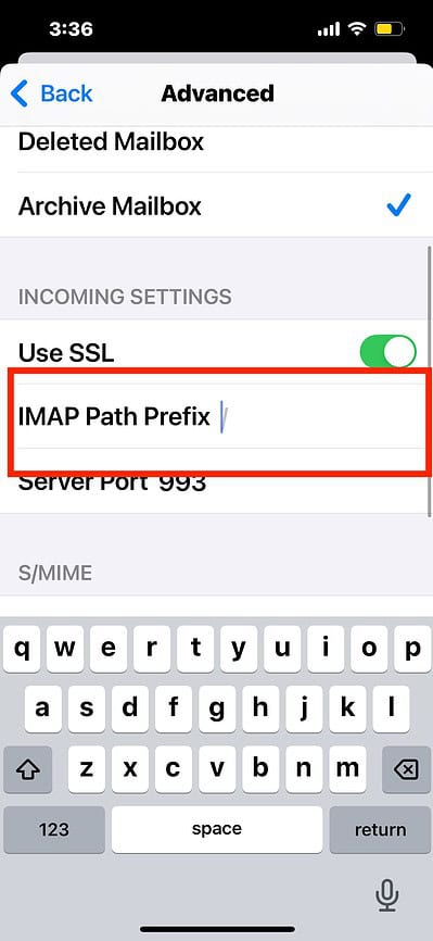 IMAP-Path-Prefix-on-Outlook