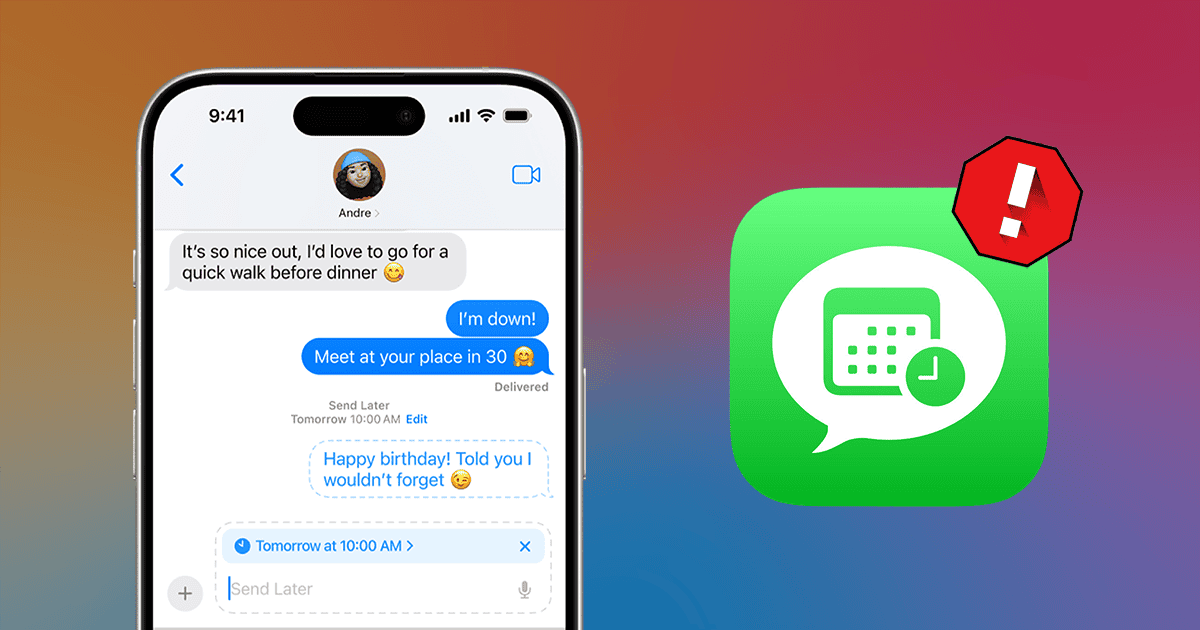 Send Later Not Appearing in Messages App? Here’s What to Do
