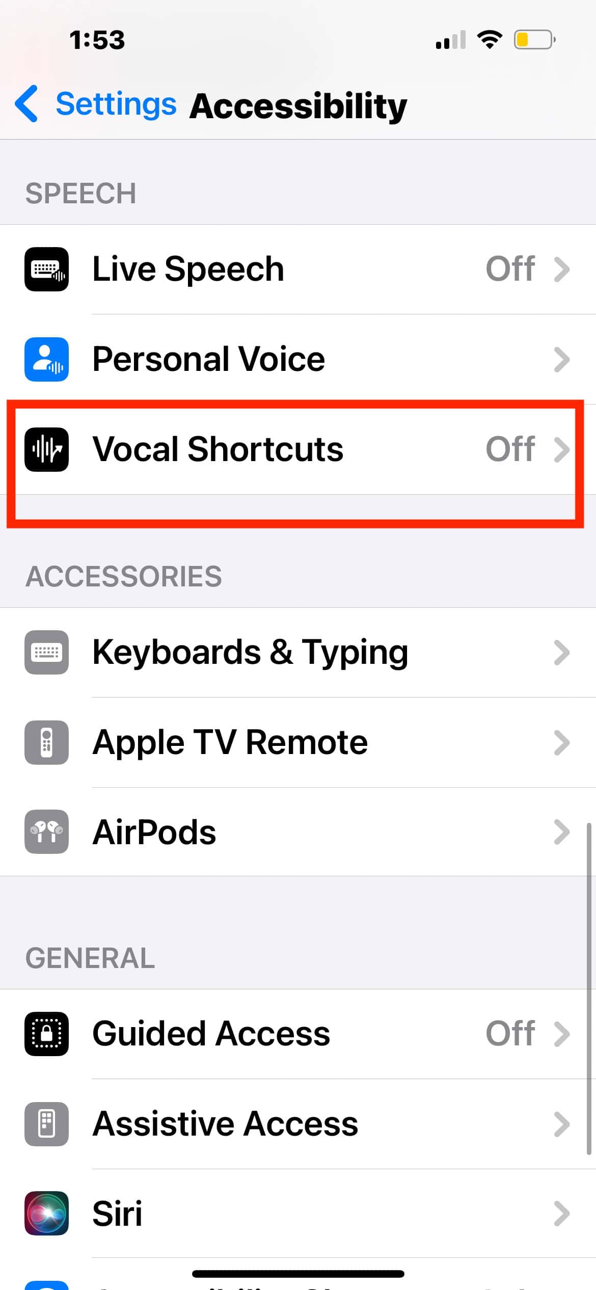 Vocal-Shortcuts-Accessibility-iPhone