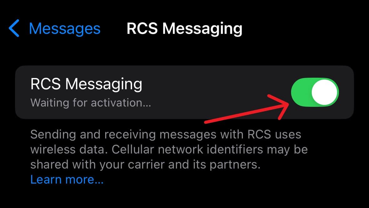 iOS 18 Enable RCS