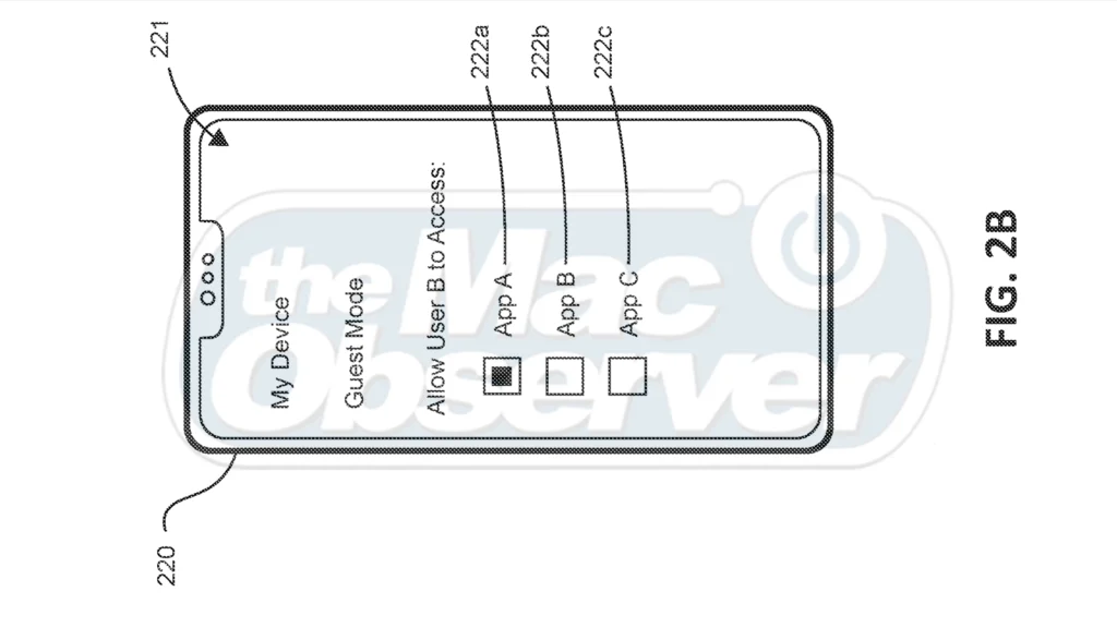 iphone guest mode patent