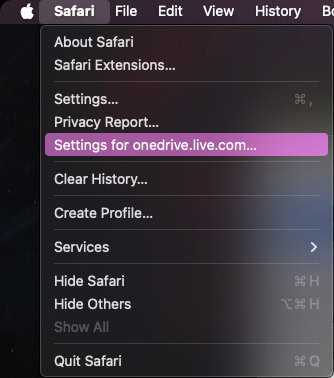 macOS Sequoia Safari site-specific Settings