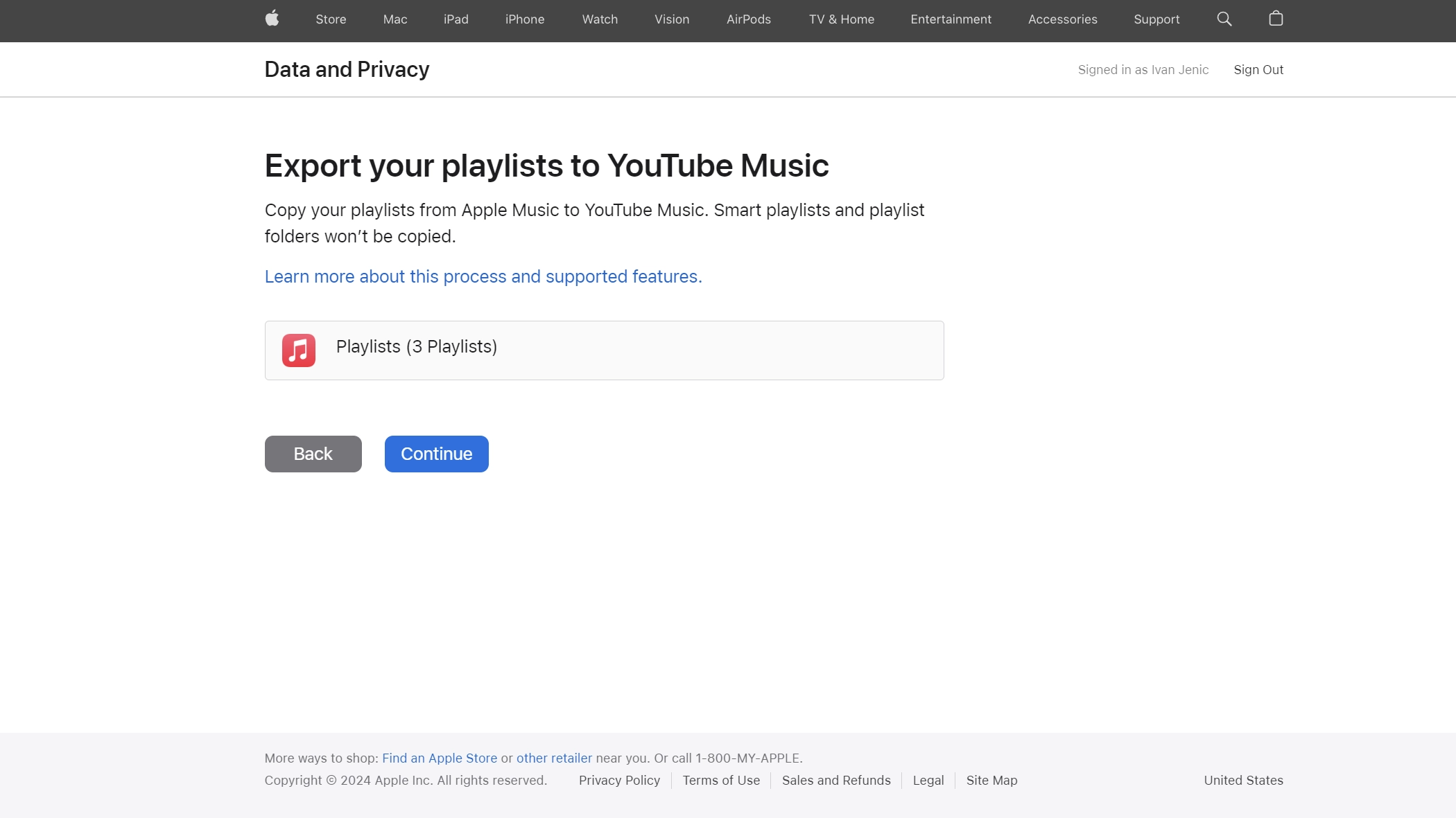 transfer apple music playlists to youtube music