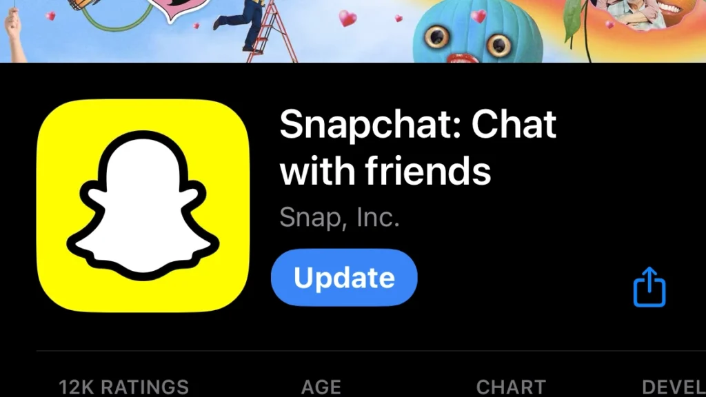 update snapchat iphone