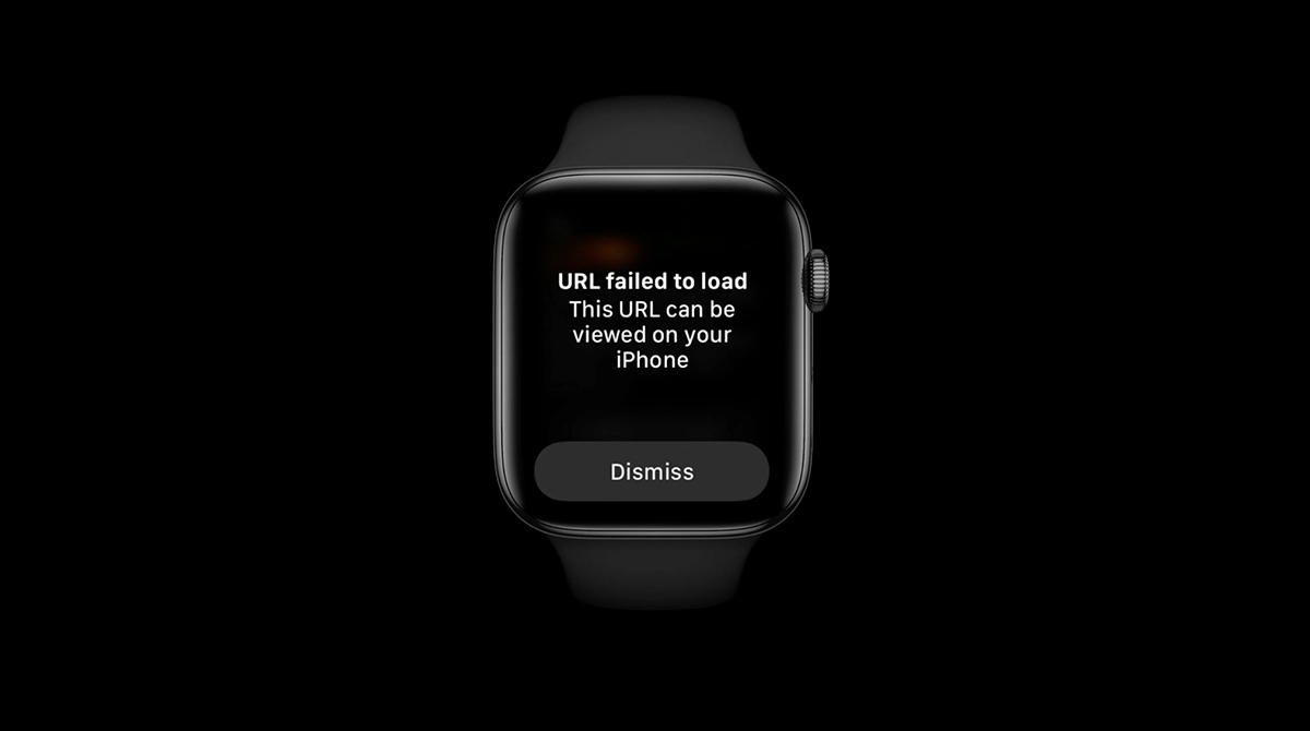 url failed to load apple watch