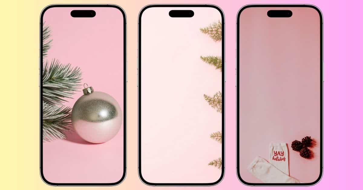 Best Pink Christmas Wallpapers to Wrap Your iPhone in Holiday Pink