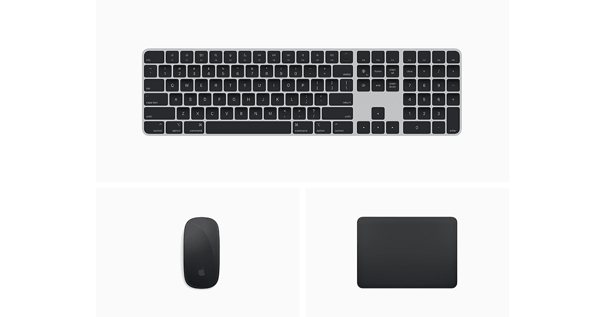 Black Magic Keyboard Trackpad Mouse