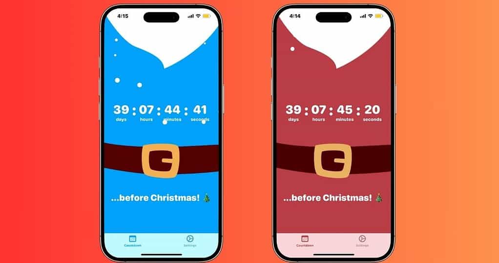 Christmas Countdown Widget 24 by Benoit Deguine