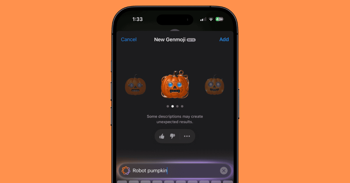 5 Fall Genmoji Designs to Try with iOS 18/18.1