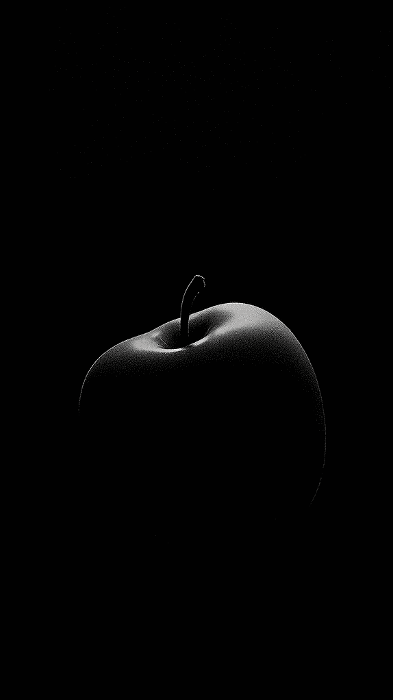 Noir apple black iPhone wallpaper