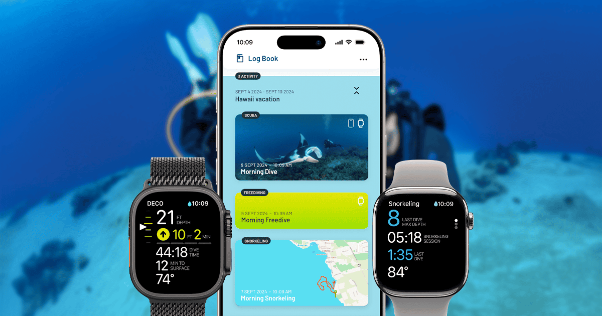 Oceanic Apple Watch and iPhone app