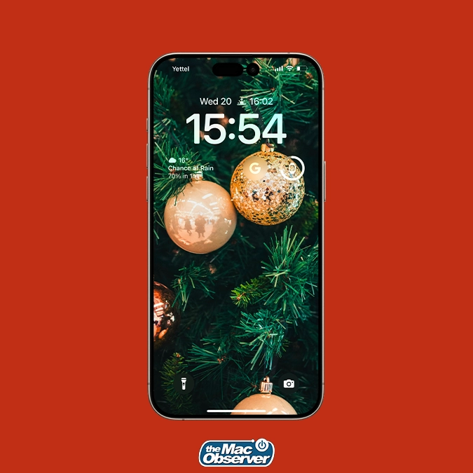 christmas ornaments wallpaper