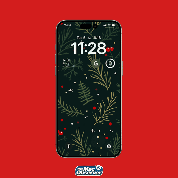 christmas pattern wallpaper