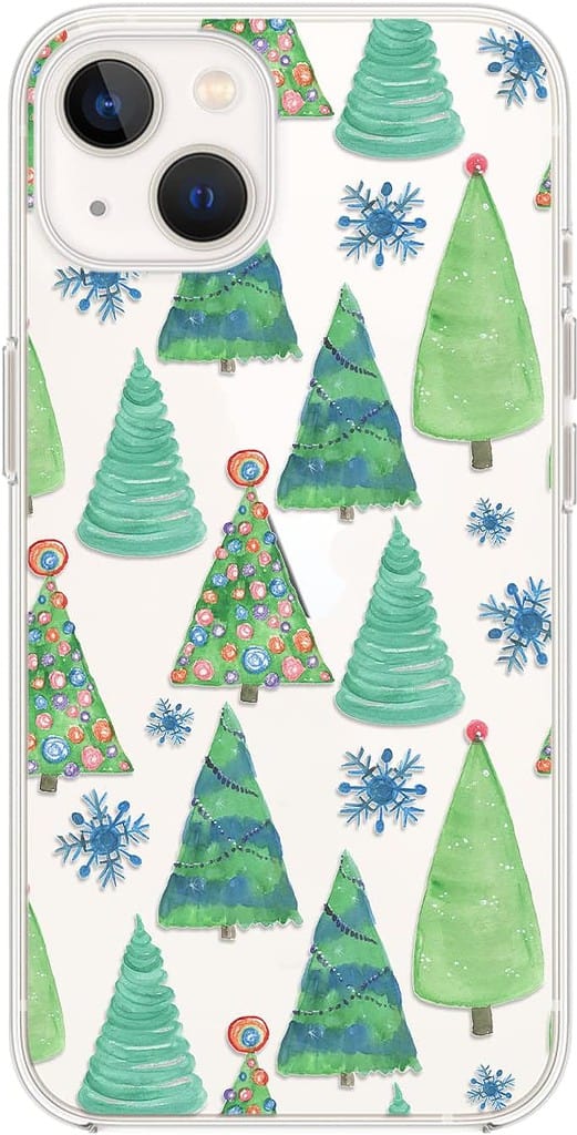 christmas trees pattern case