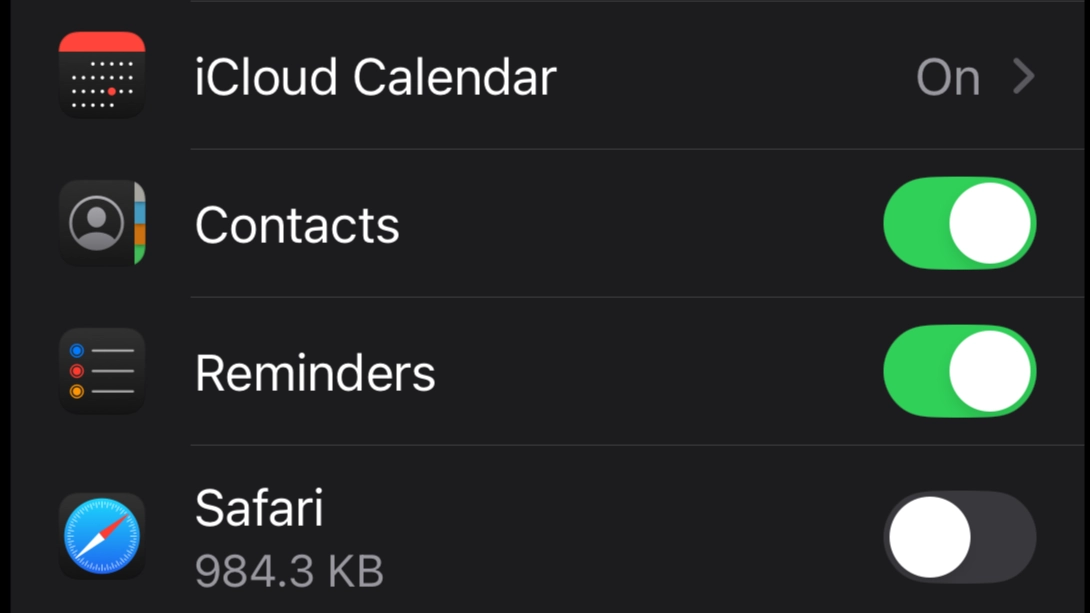 icloud contacts sync