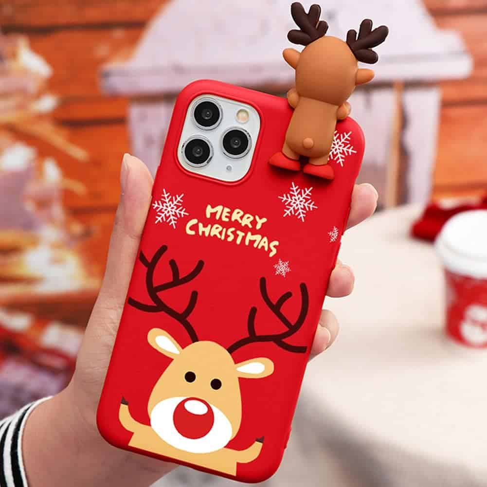 reindeer character case iphone