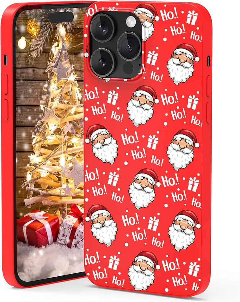 santa claus pattern case