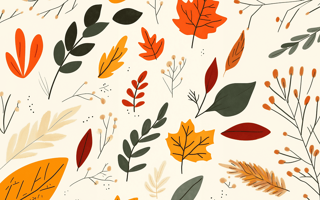 thanksgiving leaves pattern