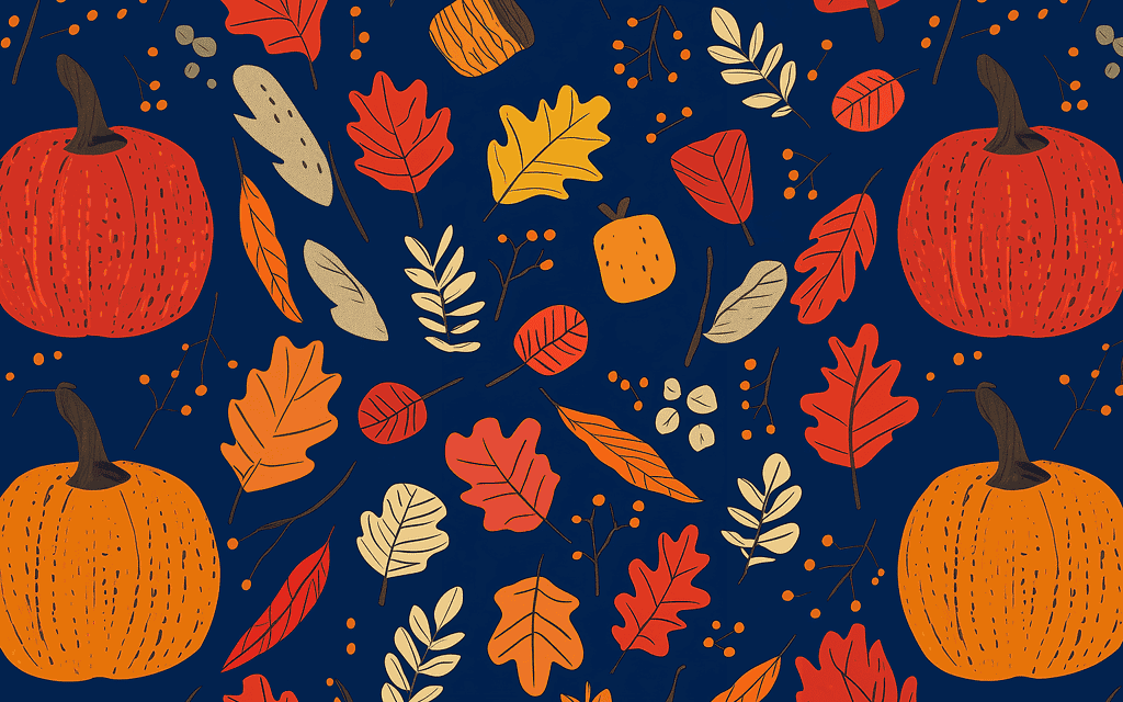 thanksgiving pattern wallpaper