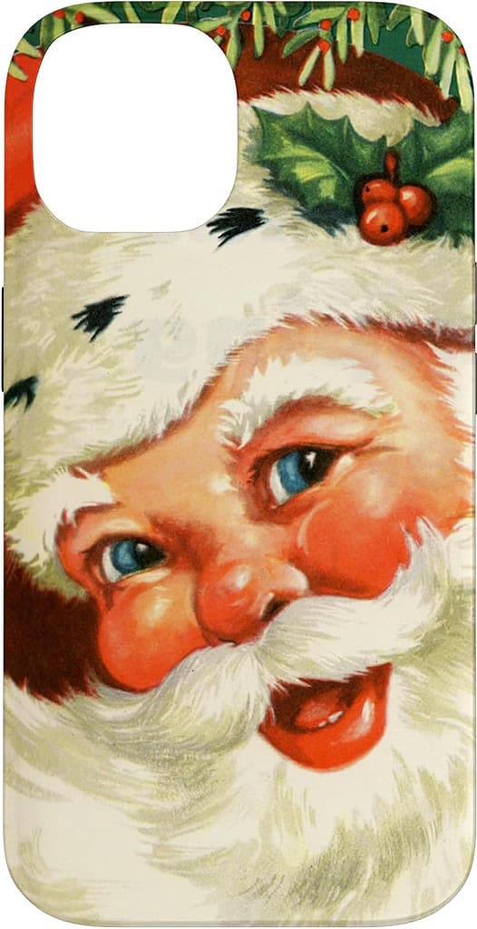 vintage santa claus case iphone