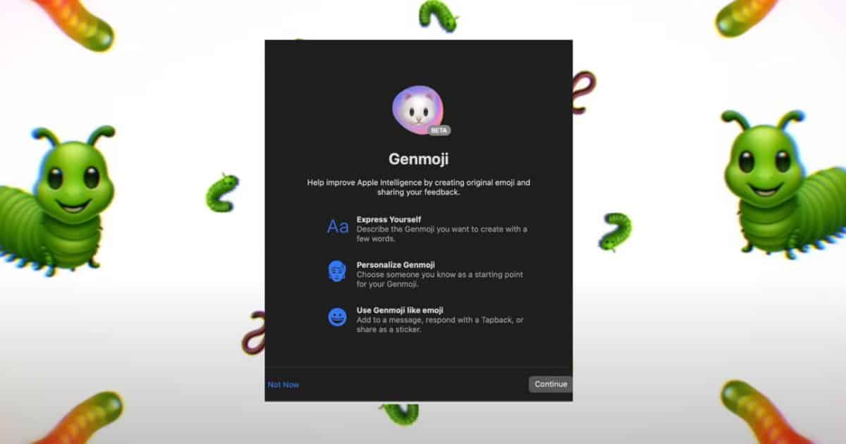 How To Use the New Genmoji on macOS 15.3 Sequoia