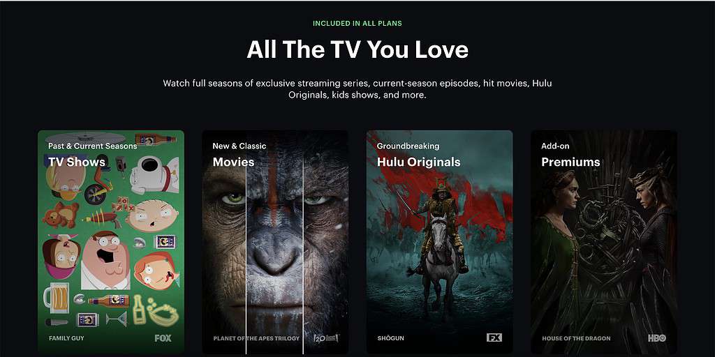 Hulu-Homepage