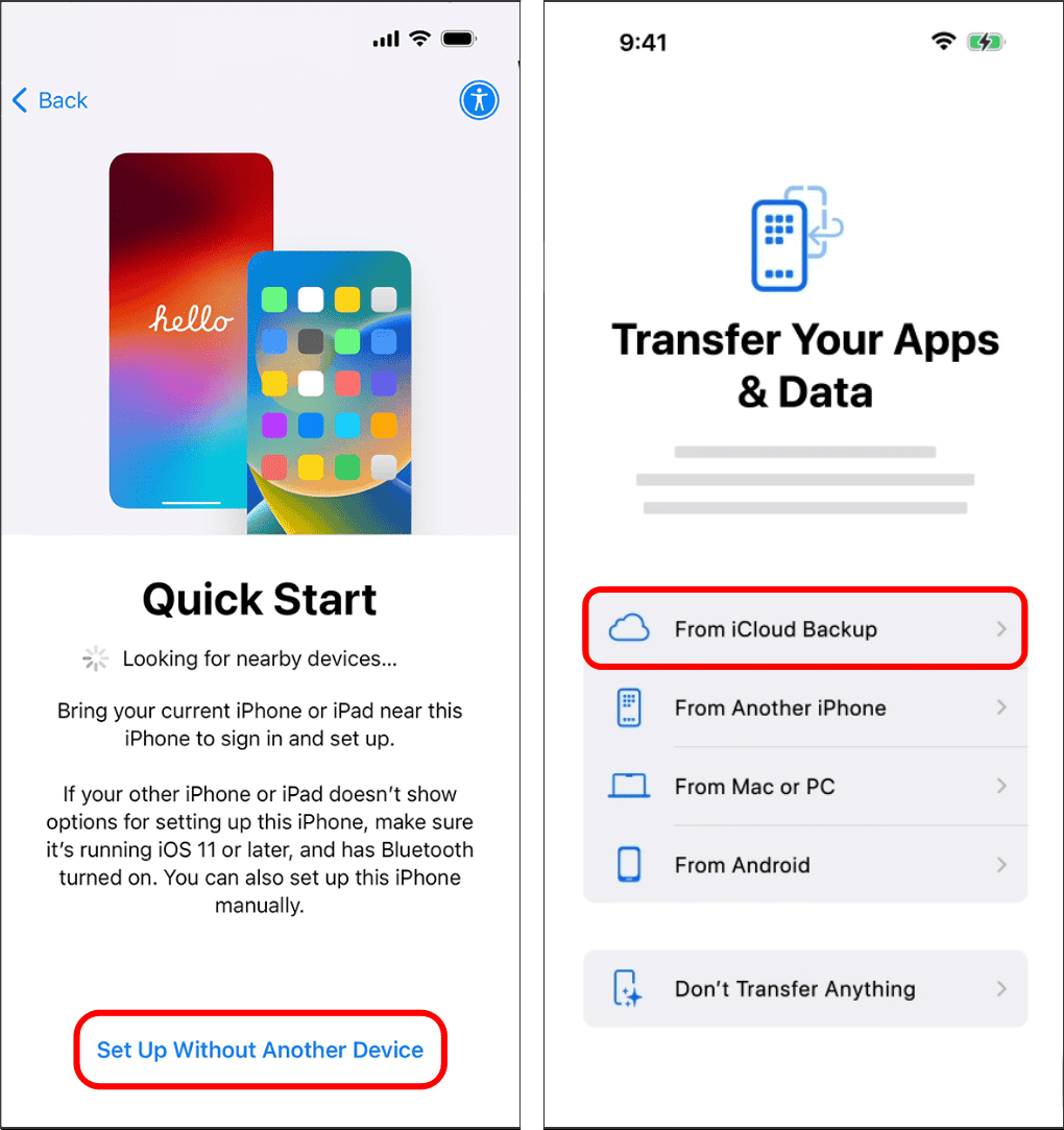 Restore-data-from-iCloud-backup-to-recover-deleted-messages