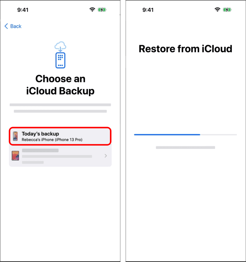 Select-an-iCloud-backup