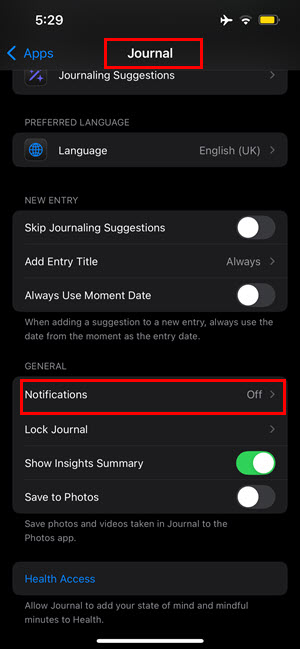 general notifications