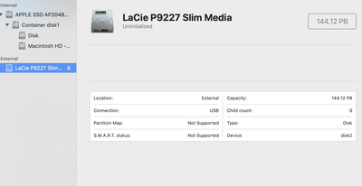 how to reformat lacie drive for mac